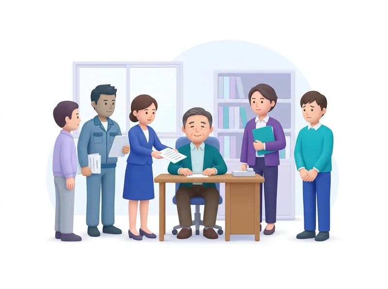 社長と後継者が机を囲んで経営判断の考え方を共有している様子